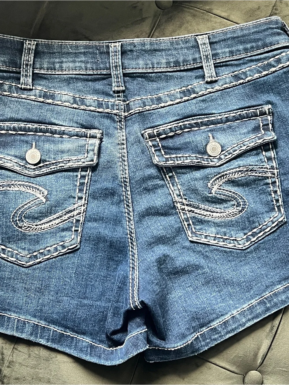 Silver Jeans Blue Denim Jean Shorts